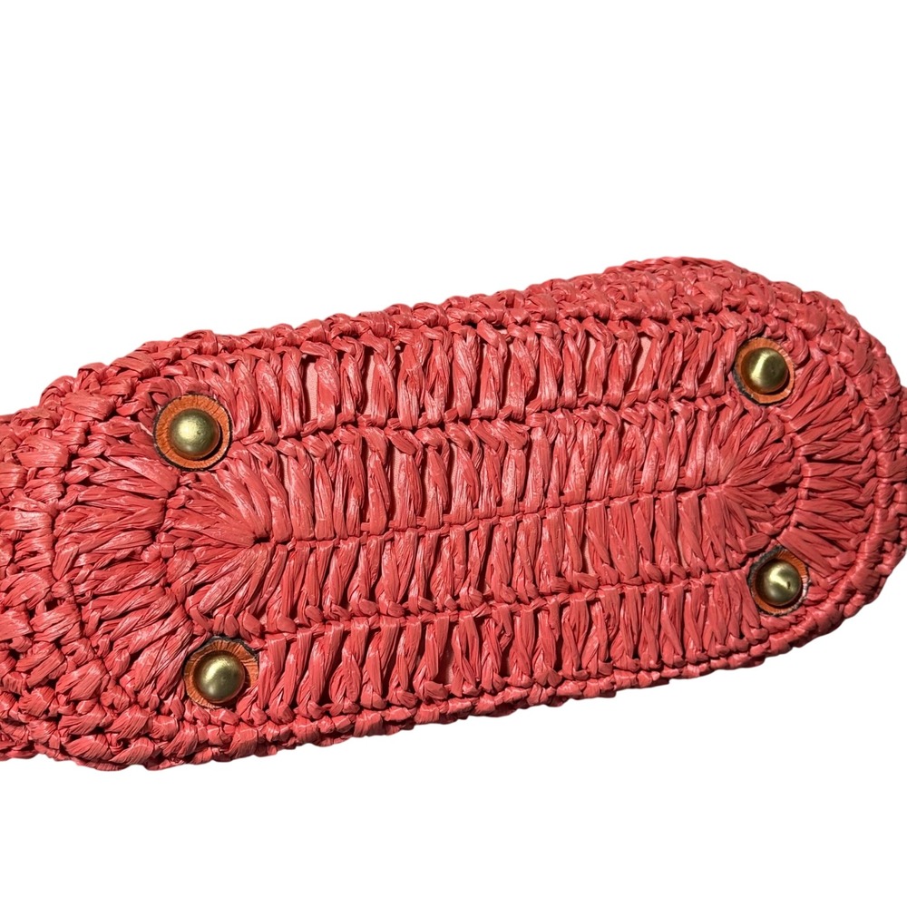 Patricia Nash Laureana Frame Scalloped Raffia Bag - Picture 4 of 7